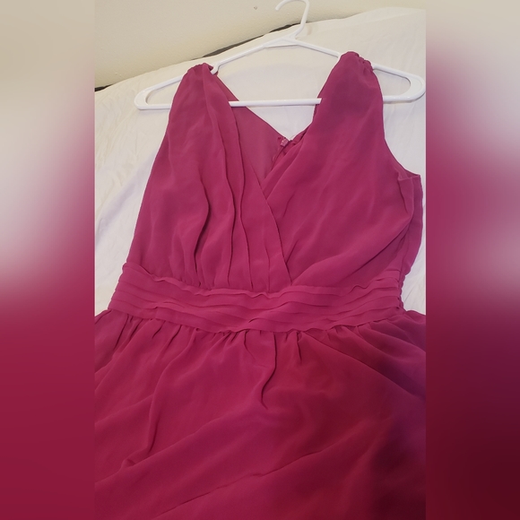 Ellos hot pink cocktail dress, size 14 - Picture 2 of 3